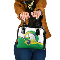Brasilia Capital Shoulder Handbag Brazil Flag Metropolitan Cathedral - Wonder Print Shop