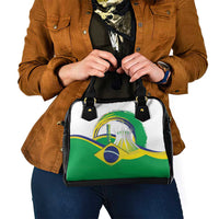 Brasilia Capital Shoulder Handbag Brazil Flag Metropolitan Cathedral - Wonder Print Shop