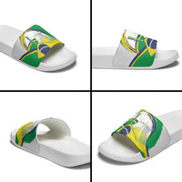 Brasilia Capital Slide Sandals Brazil Flag Metropolitan Cathedral - Wonder Print Shop