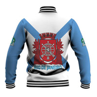 Rio de Janeiro Brazil Baseball Jacket Flag Style - Wonder Print Shop