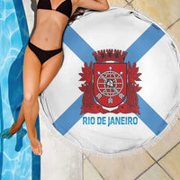 Rio de Janeiro Brazil Beach Blanket Flag Style - Wonder Print Shop
