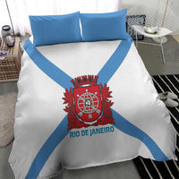 Rio de Janeiro Brazil Bedding Set Flag Style - Wonder Print Shop