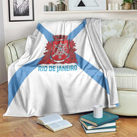 Rio de Janeiro Brazil Blanket Flag Style - Wonder Print Shop
