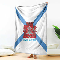 Rio de Janeiro Brazil Blanket Flag Style - Wonder Print Shop