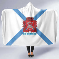 Rio de Janeiro Brazil Hooded Blanket Flag Style - Wonder Print Shop