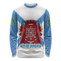 Rio de Janeiro Brazil Long Sleeve Shirt Flag Style - Wonder Print Shop