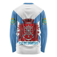 Rio de Janeiro Brazil Long Sleeve Shirt Flag Style - Wonder Print Shop