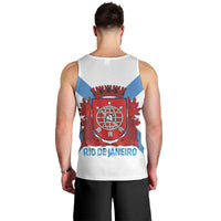 Rio de Janeiro Brazil Men Tank Top Flag Style - Wonder Print Shop