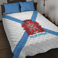 Rio de Janeiro Brazil Quilt Bed Set Flag Style - Wonder Print Shop