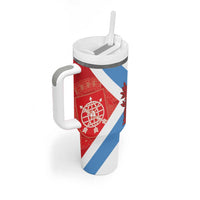 Rio de Janeiro Brazil Tumbler With Handle Flag Style - Wonder Print Shop