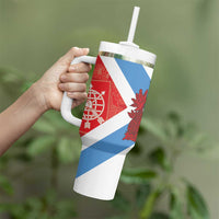 Rio de Janeiro Brazil Tumbler With Handle Flag Style - Wonder Print Shop