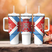 Rio de Janeiro Brazil Tumbler With Handle Flag Style - Wonder Print Shop