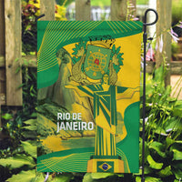 Rio de Janeiro Brazil Garden Flag Christ the Redeemer Mix Sugarloaf Mountain - Wonder Print Shop