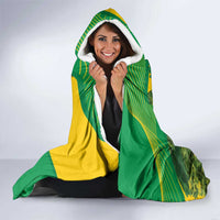 Rio de Janeiro Brazil Hooded Blanket Christ the Redeemer Mix Sugarloaf Mountain - Wonder Print Shop