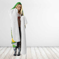 Rio de Janeiro Brazil Hooded Blanket Christ the Redeemer Mix Sugarloaf Mountain - Wonder Print Shop
