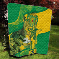 Rio de Janeiro Brazil Quilt Christ the Redeemer Mix Sugarloaf Mountain - Wonder Print Shop
