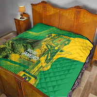 Rio de Janeiro Brazil Quilt Christ the Redeemer Mix Sugarloaf Mountain - Wonder Print Shop