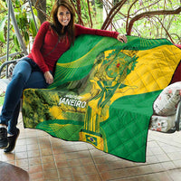 Rio de Janeiro Brazil Quilt Christ the Redeemer Mix Sugarloaf Mountain - Wonder Print Shop