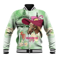 Australia Cup Melbourne Horse Racing Baseball Jacket Hats Heels & Horseshoes Yellow Roses - Wonder Print Shop