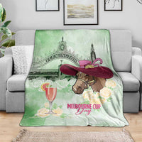Australia Cup Melbourne Horse Racing Blanket Hats Heels & Horseshoes Yellow Roses - Wonder Print Shop
