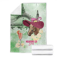 Australia Cup Melbourne Horse Racing Blanket Hats Heels & Horseshoes Yellow Roses - Wonder Print Shop
