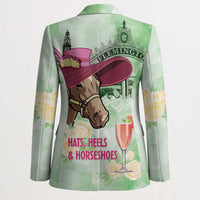 Australia Cup Melbourne Horse Racing Blazer Hats Heels & Horseshoes Yellow Roses - Wonder Print Shop