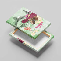 Australia Cup Melbourne Horse Racing Canvas Wall Art Hats Heels & Horseshoes Yellow Roses - Wonder Print Shop