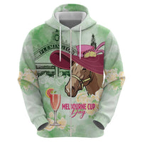 Australia Cup Melbourne Horse Racing Hoodie Hats Heels & Horseshoes Yellow Roses - Wonder Print Shop