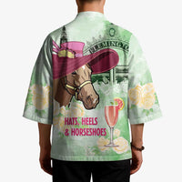 Australia Cup Melbourne Horse Racing Kimono Hats Heels & Horseshoes Yellow Roses - Wonder Print Shop