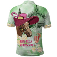 Australia Cup Melbourne Horse Racing Polo Shirt Hats Heels & Horseshoes Yellow Roses - Wonder Print Shop