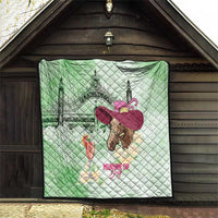 Australia Cup Melbourne Horse Racing Quilt Hats Heels & Horseshoes Yellow Roses - Wonder Print Shop