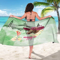 Australia Cup Melbourne Horse Racing Sarong Hats Heels & Horseshoes Yellow Roses - Wonder Print Shop