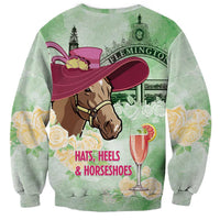 Australia Cup Melbourne Horse Racing Sweatshirt Hats Heels & Horseshoes Yellow Roses - Wonder Print Shop