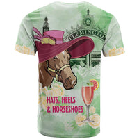 Australia Cup Melbourne Horse Racing T Shirt Hats Heels & Horseshoes Yellow Roses - Wonder Print Shop