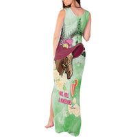 Australia Cup Melbourne Horse Racing Tank Maxi Dress Hats Heels & Horseshoes Yellow Roses - Wonder Print Shop