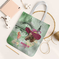 Australia Cup Melbourne Horse Racing Tote Bag Hats Heels & Horseshoes Yellow Roses - Wonder Print Shop