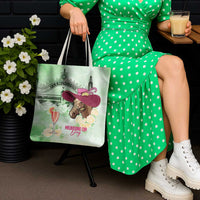 Australia Cup Melbourne Horse Racing Tote Bag Hats Heels & Horseshoes Yellow Roses - Wonder Print Shop