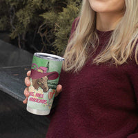 Australia Cup Melbourne Horse Racing Tumbler Cup Hats Heels & Horseshoes Yellow Roses - Wonder Print Shop