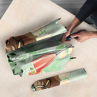 Australia Cup Melbourne Horse Racing Umbrella Hats Heels & Horseshoes Yellow Roses - Wonder Print Shop