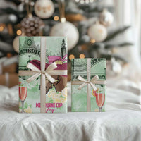 Australia Cup Melbourne Horse Racing Wrapping Paper Hats Heels & Horseshoes Yellow Roses - Wonder Print Shop