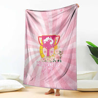 Australia Cup Melbourne Horse Racing Blanket 2025 Champion Trophy With Horseshoe - Wonder Print Shop