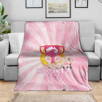 Australia Cup Melbourne Horse Racing Blanket 2025 Champion Trophy With Horseshoe - Wonder Print Shop