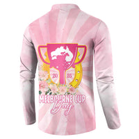 Australia Cup Melbourne Horse Racing Button Sweatshirt 2025 Champion Trophy With Horseshoe - Wonder Print Shop
