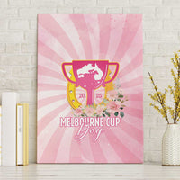 Australia Cup Melbourne Horse Racing Canvas Wall Art 2025 Champion Trophy With Horseshoe - Wonder Print Shop