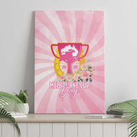 Australia Cup Melbourne Horse Racing Canvas Wall Art 2025 Champion Trophy With Horseshoe - Wonder Print Shop