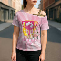 Australia Cup Melbourne Horse Racing Cross Shoulder Shirt 2025 Champion Trophy With Horseshoe - Wonder Print Shop