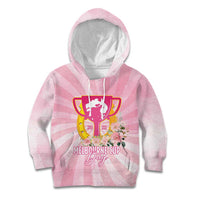 Australia Cup Melbourne Horse Racing Kid Hoodie 2025 Champion Trophy With Horseshoe - Wonder Print Shop