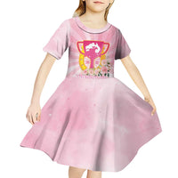 Australia Cup Melbourne Horse Racing Kid Short Sleeve Dress 2025 Champion Trophy With Horseshoe - Wonder Print Shop