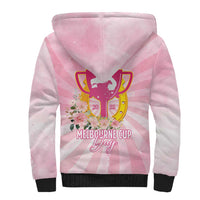 Australia Cup Melbourne Horse Racing Sherpa Hoodie 2025 Champion Trophy With Horseshoe - Wonder Print Shop