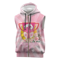 Australia Cup Melbourne Horse Racing Sleeveless Zip Hoodie 2025 Champion Trophy With Horseshoe - Wonder Print Shop